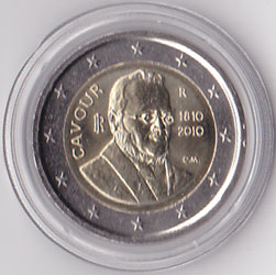 2 Euro Gedenkmünze Italien 2010 - Benso
