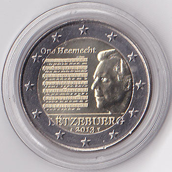 2 Euro Gedenkmünze Luxemburg 2013 - Nationalhymne
