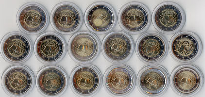 2 Euro Gedenkmünzen Römische Verträge 2007