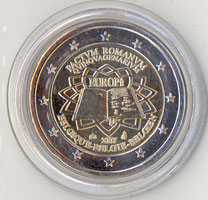 2 Euro Gedenkmünze Belgien Römische Verträge 2007