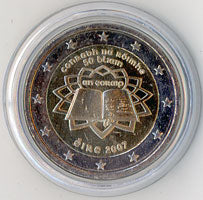 2 Euro Gedenkmünze Irland Römische Verträge 2007