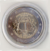 2 Euro Gedenkmünze Niederlande Römische Verträge 2007