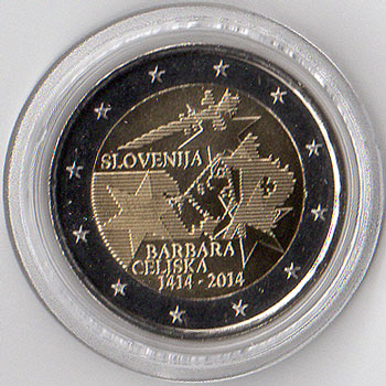 2 Euro Gedenkmünze Slowenien 2014 - Cilli