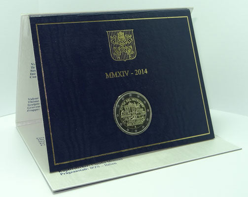 2 Euro Gedenkmünze Vatikan 2014 - Mauerfall