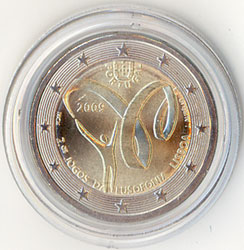 2 Euro Gedenkmünze Portugal 2009 - Lusophonie Spiele 2009