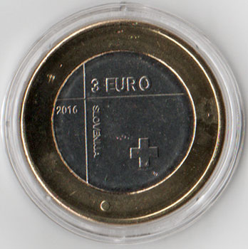 Slowenien 3,00 Euro 2016 - Rotes Kreuz