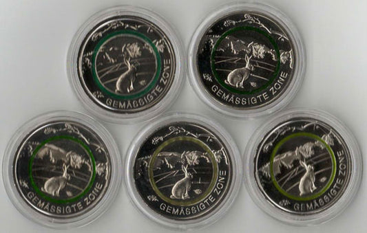 5 Euro Gedenkmünze Deutschland 2019 A-J