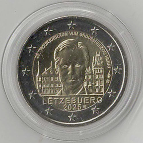 2 Euro Gedenkmünze Luxemburg 2025 - Jahrestag