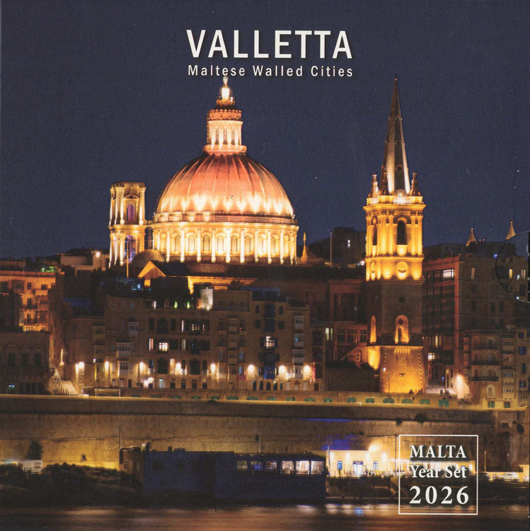 Malta Kursmünzensatz 2026 - inkl. 2 Euro Valletta 2026