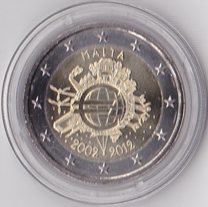 2 Euro Gedenkmnze Malta Euro Bargeld 2012