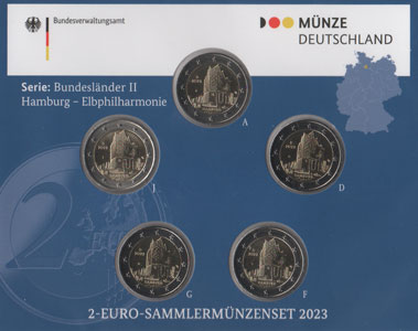 2 Euro Gedenkmnzen Deutschland 2023 ST