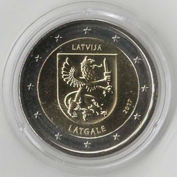 2 Euro Gedenkmünze Lettland 2017