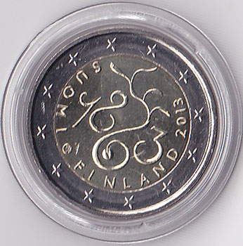 2 Euro Gedenkmnze Finnland 2013