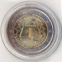2 Euro Gedenkmnze Italien Rmische Vertrge 2007
