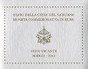2 Euro Gedenkmünze Vatikan Sede Vacante 2013