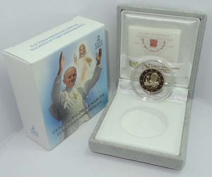 2 Euro Gedenkmünze Vatikan 2020 PP