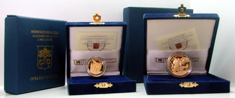 Vatikan 20+50 Euro Gold 2002 PP