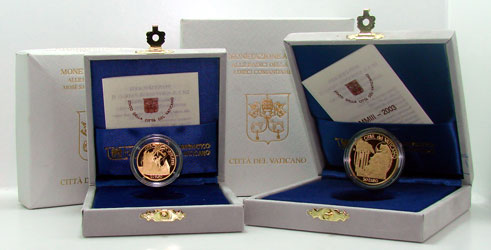 Vatikan 20+50 Euro Gold 2003 PP